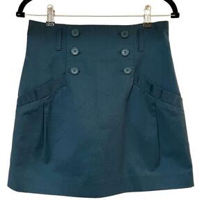 Deep Green Mini Skirt